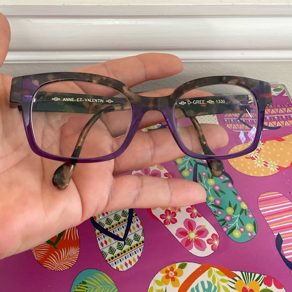 Anne et Valentin Purple Tortoise Glasses France - Picture 4 of 9